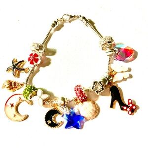 Sterling Silver Charm Bracelet